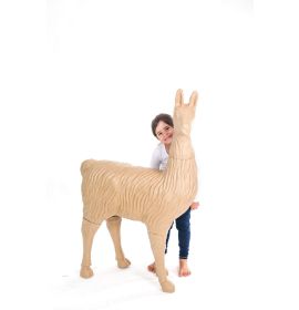 Decopatch - Extra Large Animal Figurines - Llama - Papier Mache - 30 3/4 x 12 5/8 x 49 5/8